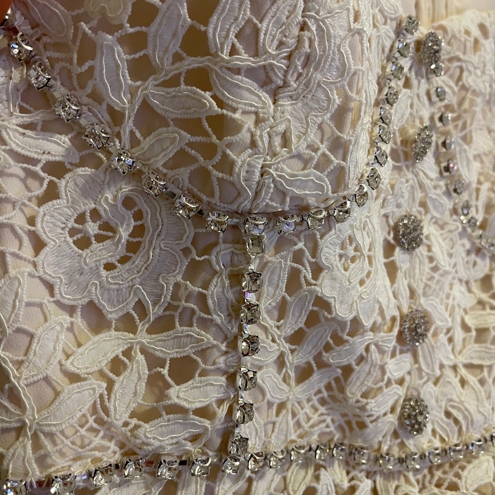 Self portrait lace and crystal midi dress - Picture 9 of 11